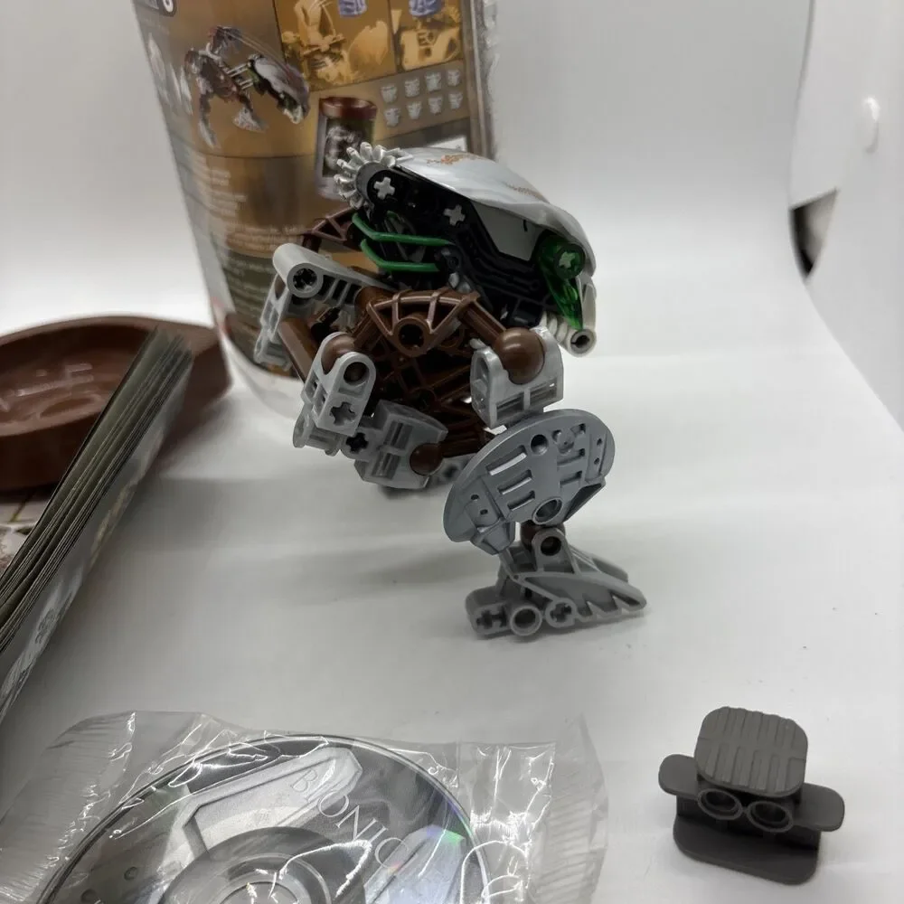 LEGO BIONICLE: Pahrak-Kal - Complete, Manual, rubber holder, Canister - w/disc